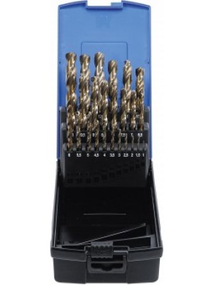 Spirālurbju komplekts|HSS-G M35 Kobalta tērauds|1 - 13 mm|25 gab. (116)
