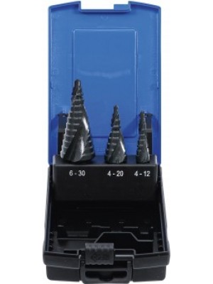  Pakāpju urbjmašīnu komplekts|Ø 4 - 30 mm|3 gab. (1945)