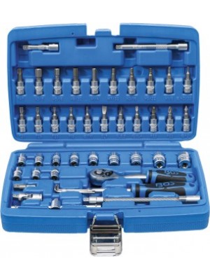 Kontaktligzdu komplekts|6,3 mm (1/4")|collu izmēri|46 gab. (2141)