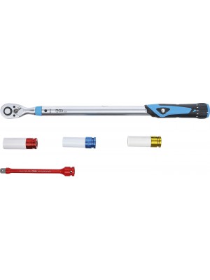 Griezes momenta uzgriežņu atslēgu komplekts|12,5 mm (1/2")|40-200 Nm (2818)