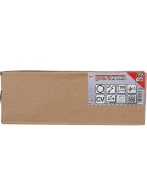 Gredzenveida uzgriežņu atslēga|65 mm (35165)