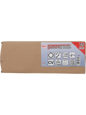 Gredzenveida uzgriežņu atslēga|75 mm (35175)