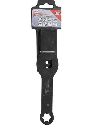 Gredzenveida uzgriežņu atslēga|E-veida (Torx)|divas spilgtas virsmas|E24 (35324)