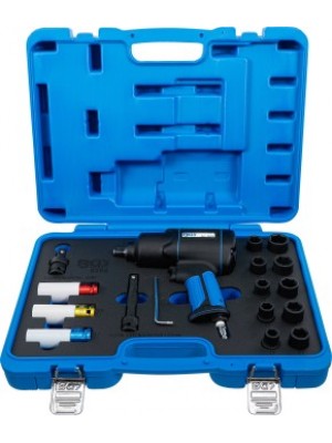 Pneimatisko uzgriežņu atslēgu un trieciena uzgriežņu komplekts|12,5 mm (1/2")|1200 Nm|16 gab. (5295)