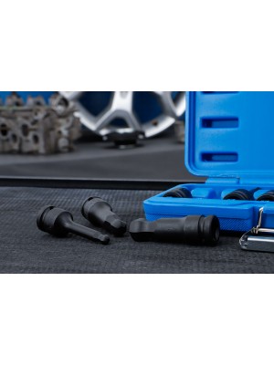 Triecienligzdu komplekts|75 mm garums|12,5 mm (1/2") piedziņa|6–19 mm sešstūra lodveida galva|8 gab. (5488)