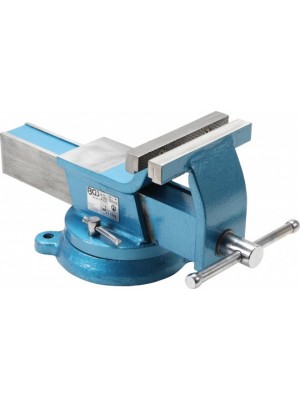 Tērauda stenda skrūvspīles|kalts|150 mm žoklis (59115)