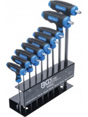 T veida roktura uzgriežņu atslēgu komplekts|T-Star (priekš Torx) T10 - T50|9 gab. (8485)