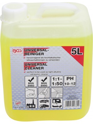 Universāls tīrīšanas līdzeklis|5 l|augstspiediena tīrītājiem un ultraskaņas tīrītājiem (9380)