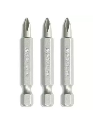 Skrūvgriežu uzgaļu komplekts, DEDRA uzgaļi 18A07S04 Phillips PH1/2/3, blisters 50 mm (18A07S04) Skrūvgriežu uzgaļu komplekts, DEDRA uzgaļi 18A07S04 Phillips PH1/2/3, blisters 50 mm (18A07S04)