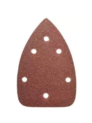 Smilšpapīrs delta slīpmašīnai DEDRA DED79416 gr. 180, 140x140x80 mm, ar Velcro, 5 gabali (DED79416)