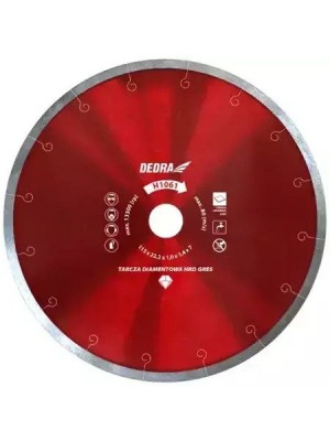 Dimanta disks flīzēm, porcelāna flīzēm DEDRA H1069 350x25,4 mm, plāns (H1069)