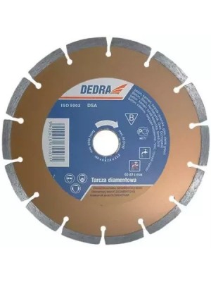 Dimanta segmenta disks celtniecības materiāliem DEDRA H1111E 250x25,4 mm (H1111E)