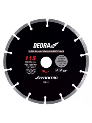 Dinamiskais dimanta flīžu disks DEDRA HP2118E 300x25,4 mm (HP2118E)