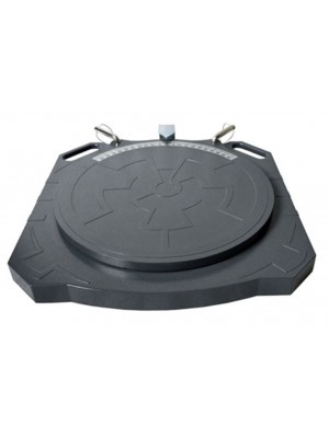 2 tonnu alumīnija pagrieziena ritenis (WT02)