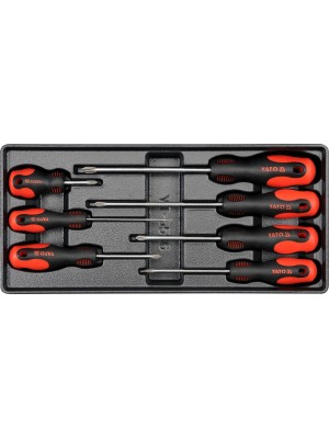 Instrumentu komplekts ratiņiem - krustenisko skrūvgriežu komplekts 7gab. YT-5536