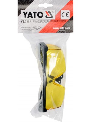 Aizsargbrilles YATO dzeltenas,TYP 9844 (YT-7362)