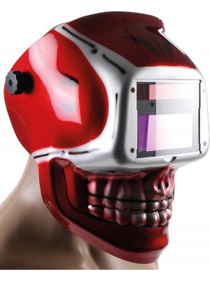 Metināšanas ķivere|"SKULL"|automātiskā aptumšošana (8858)