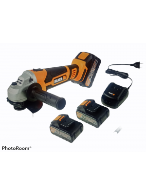 Akumulatora slīpmašīna BLACK / 125MM / 4Ah / 2x20V / 42557