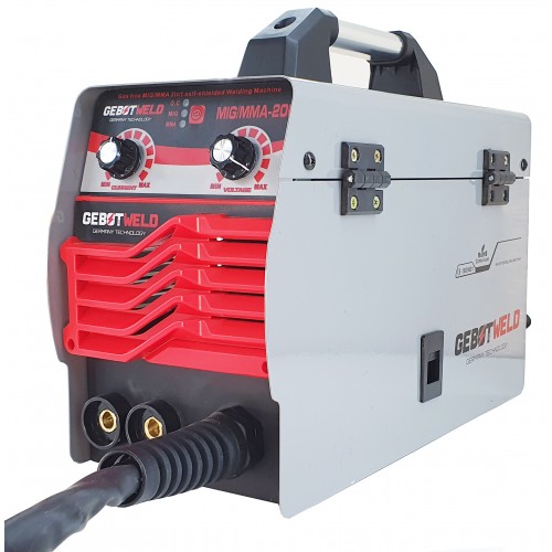Invertora pusautomātiskā metināšanas ierīce 2 in 1 MIG + MMA 200A, 230V IGBT, NO GAS (GET003)