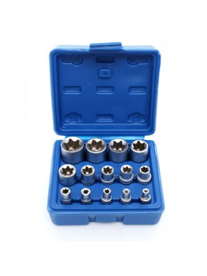14-daļīgs TORX ligzdu komplekts (KD10335)