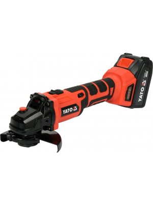 Akumulatora leņķa slīpmašīna YATO(bezoglīšu) 18 V (YT-82829)