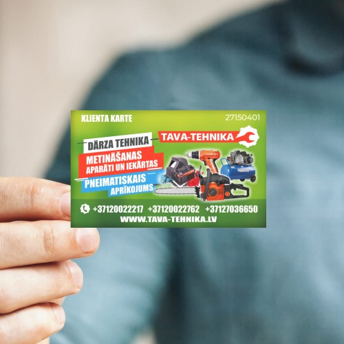 Tava Tehnika - Klienta karte (5%) Tava Tehnika - Klienta karte (5%)