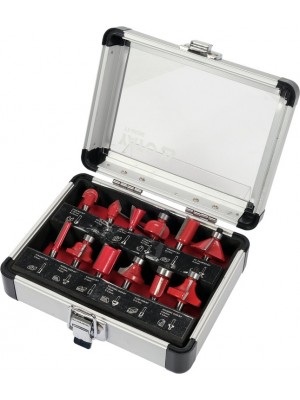 Koka frēžu komplekts|6mm 12gab (YT-68006)