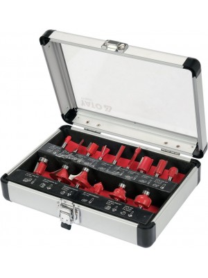 Koka frēžu komplekts|6mm 15 gabali (YT-68007)