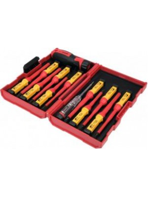 VDE skrūvgriežu komplekts|| ar maināmiem asmeņiem|13 gab. (YT-28295)