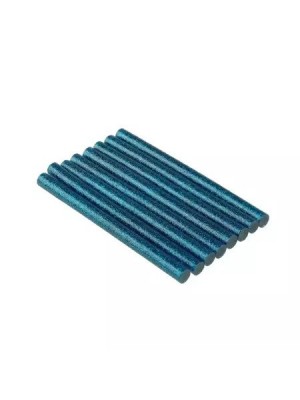 Universāla karsti kūstoša līme DEDRA zils Glitter, 8gab, 8x100mm(DED7577)