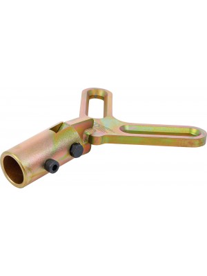 Vadības sviras atbalsta instruments gultņa korpusa atbalstam, pacelšanai/nolaišanai ar riteņu tapām (71043)