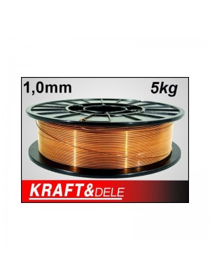 Metināšanas stieple 1.0 mm 5 kg vara pārklājumu (KD1152)