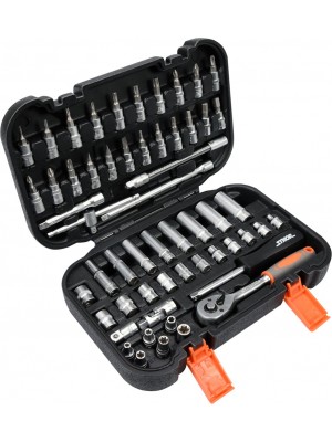 Muciņu komplekts|6,3 mm (1/4") piedziņas|56 шт. (58643)