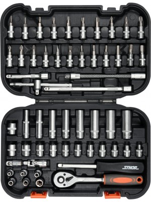 Muciņu komplekts|6,3 mm (1/4") piedziņas|56 шт. (58643)