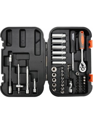 Muciņu komplekts|6,3 mm (1/4") piedziņas|20 шт. (YT-14491)