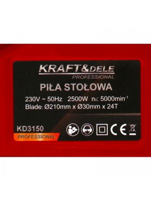 Cirkulārais zāģis|2500W|(KD3150)