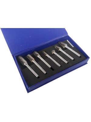 Volframa karbīda frēžu komplekts|6 mm|7 gab. (SK8697)