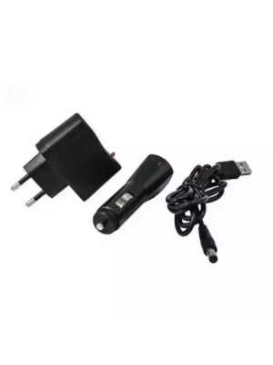 Uzlādējams lukturītis 3W COB LED + 1W LED, USB uz 230V un 12V DEDRA barošanas adapteris (L1022)