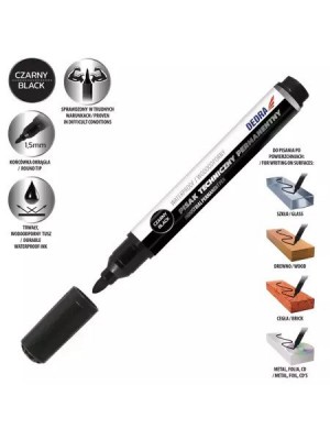 Tehniskais marķieris ar pagarinātu galu, melns, 1.5 2gabali(M89Z33) Tehniskais marķieris ar pagarinātu galu, melns, 1.5 2gabali(M89Z33)