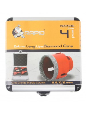 Dimanta uzgaļi 6/8/10/12 mm Long-Life Rapid(M22596)