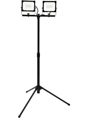 LED prožektors|uz statīvaSMD LED 2 x30W 5400 LM (YT-81817)