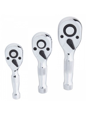 Īsais sprūdrata komplekts ar 6,3 mm (1/4") / 10 mm (3/8") / 12,5 mm (1/2")|3 gab. (S4129)