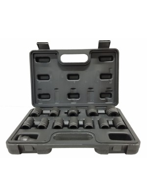 Trieciena ligzdu komplekts 12,5 mm (1/2")|10-24 mm 13 gab. (SK12014)