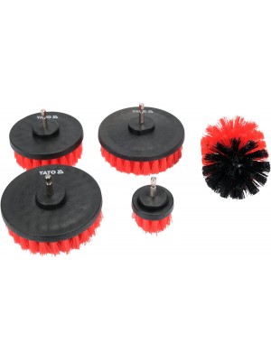 Birstes uzgaļu komplekts urbim, HEX, 5 gab. (YT-4777)