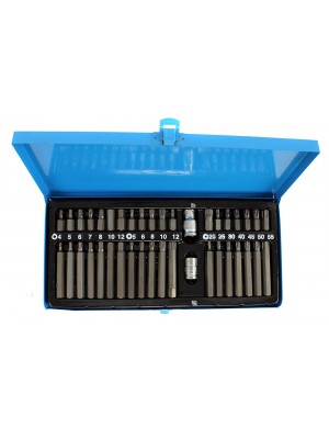 Īpašu uzgaļu komplekts metāla kastē | 40 gab. (66410V)