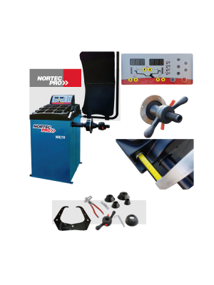 PROFESIONĀLĀ AUTOMĀTISKĀ RITEŅA LĪDZSVAROTĀJA MAŠĪNA, NORTEC PRO (STWB210)