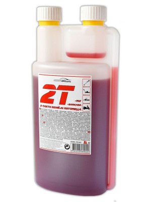 Pussintētiskā divtaktu eļļa motorzāģiem un trimmeriem ar dozatoru AUTODUALS, 1l, (sarkana un zaļa) (2TT) Pussintētiskā divtaktu eļļa motorzāģiem un trimmeriem ar dozatoru AUTODUALS, 1l, (sarkana un zaļa) (2TT)