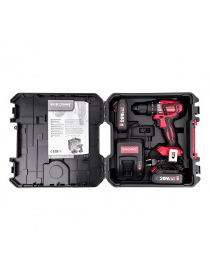 Akumulatora skrūvgriezis-urbjmašīna ar kaltu 20 V litija jonu akumulators un piederumi 74 gab., 2 x 2,0 Ah (CHDS20LiBAS)