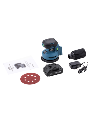 Ekscentriskā slīpmašīna 21 V 3,0 Ah (WDS2525)