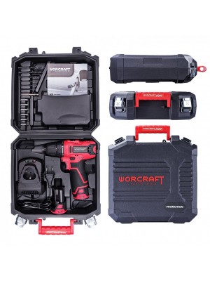 Litija jonu akumulatora urbis 12 V ar piederumiem plastmasas kastē (CD12LiA)